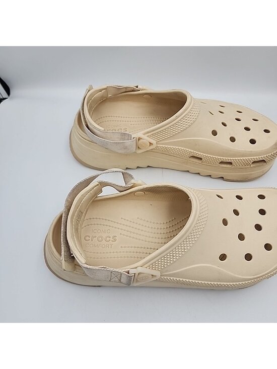 Crocs Mega Crush Clogs Mens 12 Shiitake Beige Tan Platform Shoes 207988 main image 5